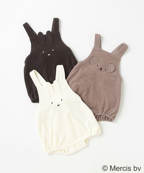 petit main(プティマイン)の「【ミッフィー】パイルサロペット(その他ベビーウェア・キッズ・チャコール/モカ/アイボリー・70cm/80cm)」の7枚目の写真