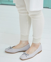 【WEB限定】【サスティナブルシリーズ】スクエアトゥバレエシューズ