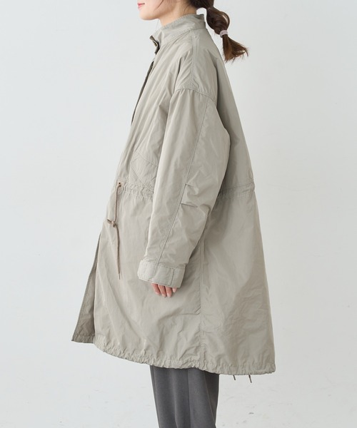 PUAL CE CIN（ピュアルセシン）の「ライナー付きモッズコート（モッズコート・レディース・ネイビー/ライトベージュ・FREE）」の10枚目の写真