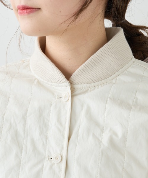 PUAL CE CIN（ピュアルセシン）の「ライナー付きモッズコート（モッズコート・レディース・ネイビー/ライトベージュ・FREE）」の22枚目の写真