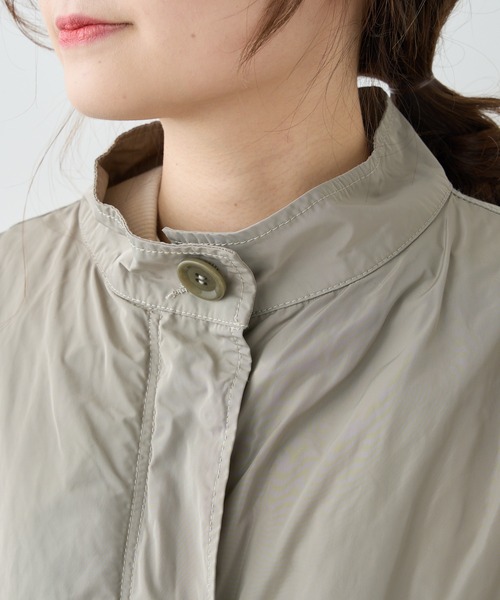 PUAL CE CIN（ピュアルセシン）の「ライナー付きモッズコート（モッズコート・レディース・ネイビー/ライトベージュ・FREE）」の12枚目の写真