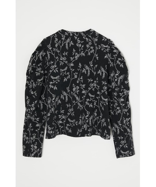 moussy - 今季新作♡MOUSSY FLOWER PRINTED JACQUARD シャツ moussy - MOUSSY FLOWER PRINTED JACQUARDシャツ♡花柄ブラウス