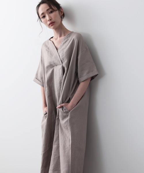 Cocowalk C H ワンピース ドレス Linen One One Walk ココウォーク のファッション Coco リネンワンピース Ch 2308 を購入できます Common リネンワンピース ワンピース Piece 安い公式