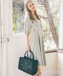 Maison de FLEUR | EC限定マテリアル合皮トートバッグ(トートバッグ)