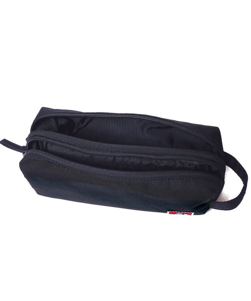 BEN DAVIS(ベンデイビス)の「《BEN DAVIS》DOUBLE PEN CASE / 2ルーム ペンケース(ステーショナリー・レディース・ブラック/ストライプ/ブルー・FREE)」の6枚目の写真