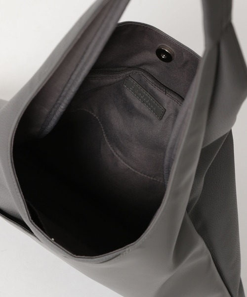 RAGEBLUE（レイジブルー）の「サンカクキリカエ/レザートートバッグ/266394（トートバッグ・メンズ・ブラック/グレー・FREE）」の8枚目の写真