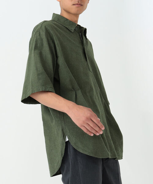 BEAMS（ビームス）の「BEAMS / ミリタリー プルオーバーシャツ（シャツ/ブラウス・メンズ・ナチュラル/ブルー/オリーブ・S/M/XL/L）」の16枚目の写真