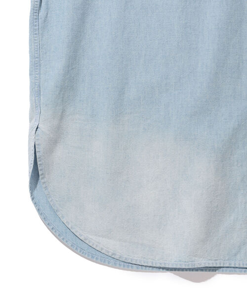 BEAMS（ビームス）の「BEAMS / フェード イージー ミリタリーシャツ（シャツ/ブラウス・メンズ・ブルー/オリーブ・M/L/S/X-LARGE）」の9枚目の写真