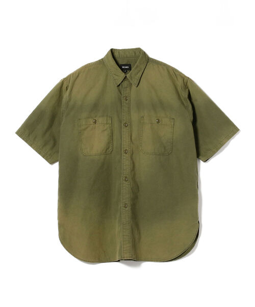 BEAMS（ビームス）の「BEAMS / フェード イージー ミリタリーシャツ（シャツ/ブラウス・メンズ・ブルー/オリーブ・M/L/S/X-LARGE）」の14枚目の写真