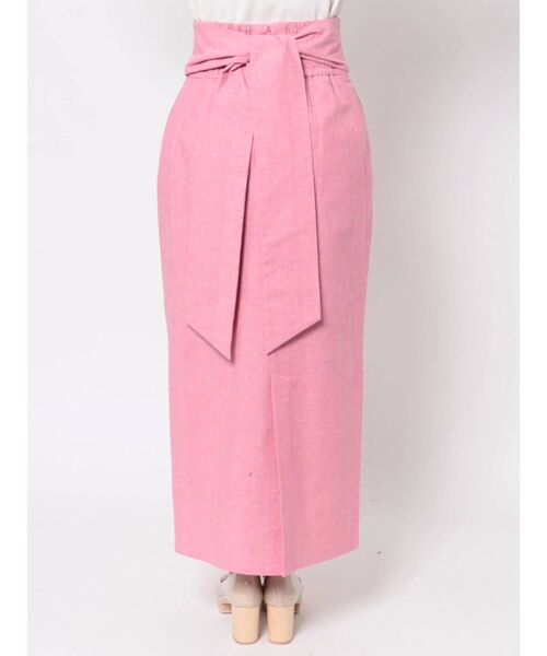 LAGUNAMOON（ラグナムーン）の「カラーステッチタイトスカート（スカート・レディース・オレンジ/グリーン/ピンク/ブラック・MEDIUM/SMALL）」の12枚目の写真