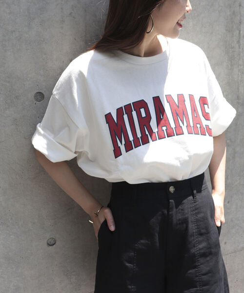 fredy repit（フレディレピ）の「MIRAMAS ビッグTシャツ（Tシャツ/カットソー・レディース・オフホワイト/ネイビー/カーキ・38）」の4枚目の写真