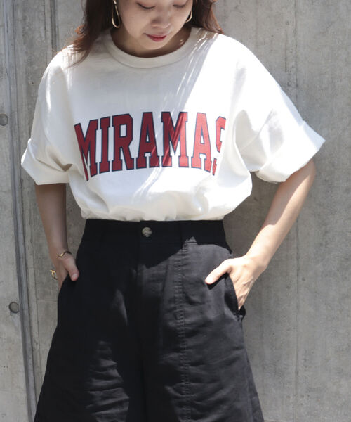 fredy repit（フレディレピ）の「MIRAMAS ビッグTシャツ（Tシャツ/カットソー・レディース・オフホワイト/ネイビー/カーキ・38）」の5枚目の写真