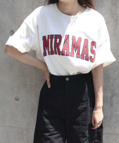 fredy repit（フレディレピ）の「MIRAMAS ビッグTシャツ（Tシャツ/カットソー・レディース・オフホワイト/ネイビー/カーキ・38）」の6枚目の写真