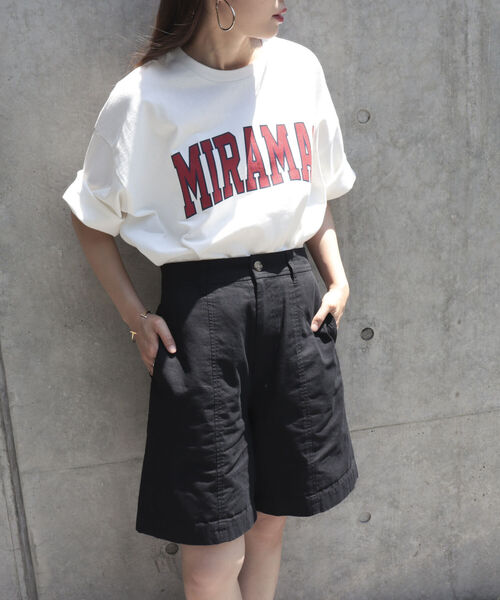 fredy repit（フレディレピ）の「MIRAMAS ビッグTシャツ（Tシャツ/カットソー・レディース・オフホワイト/ネイビー/カーキ・38）」の7枚目の写真