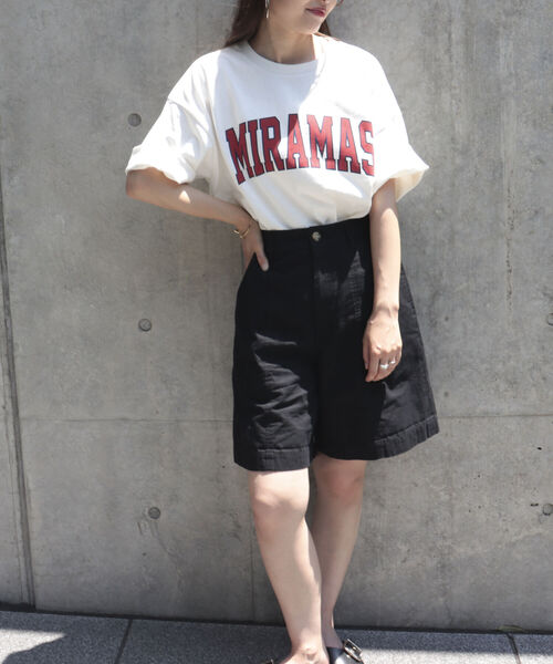 fredy repit（フレディレピ）の「MIRAMAS ビッグTシャツ（Tシャツ/カットソー・レディース・オフホワイト/ネイビー/カーキ・38）」の8枚目の写真