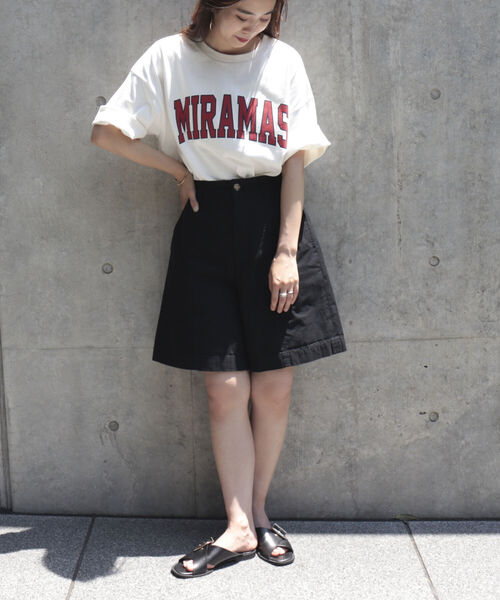 fredy repit（フレディレピ）の「MIRAMAS ビッグTシャツ（Tシャツ/カットソー・レディース・オフホワイト/ネイビー/カーキ・38）」の9枚目の写真