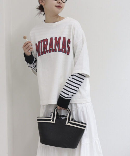 fredy repit（フレディレピ）の「MIRAMAS ビッグTシャツ（Tシャツ/カットソー・レディース・オフホワイト/ネイビー/カーキ・38）」の15枚目の写真