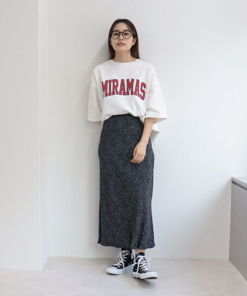 fredy repit（フレディレピ）の「MIRAMAS ビッグTシャツ（Tシャツ/カットソー・レディース・オフホワイト/ネイビー/カーキ・38）」の16枚目の写真
