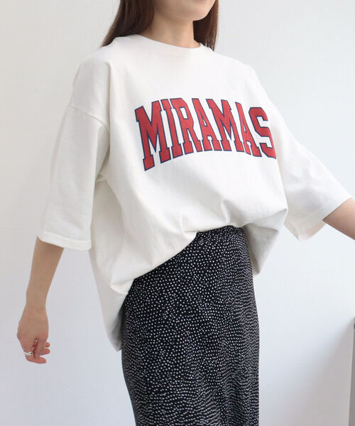 fredy repit（フレディレピ）の「MIRAMAS ビッグTシャツ（Tシャツ/カットソー・レディース・オフホワイト/ネイビー/カーキ・38）」の19枚目の写真