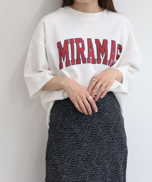 fredy repit（フレディレピ）の「MIRAMAS ビッグTシャツ（Tシャツ/カットソー・レディース・オフホワイト/ネイビー/カーキ・38）」の20枚目の写真