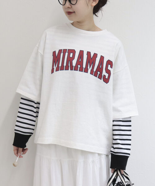 fredy repit（フレディレピ）の「MIRAMAS ビッグTシャツ（Tシャツ/カットソー・レディース・オフホワイト/ネイビー/カーキ・38）」の22枚目の写真