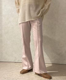 【apres jour clair】センターピンタックフレアパンツ 【ZOZOTOWN限定アイテム】