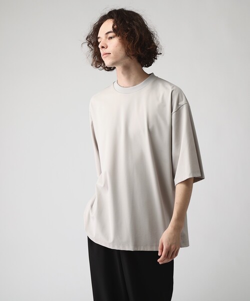 tk.TAKEO KIKUCHI(ティーケータケオキクチ)の「◆はりぷるカットソー(Tシャツ/カットソー・メンズ・グレー/ホワイト/ダークグリーン/ブラック・02/03)」の3枚目の写真