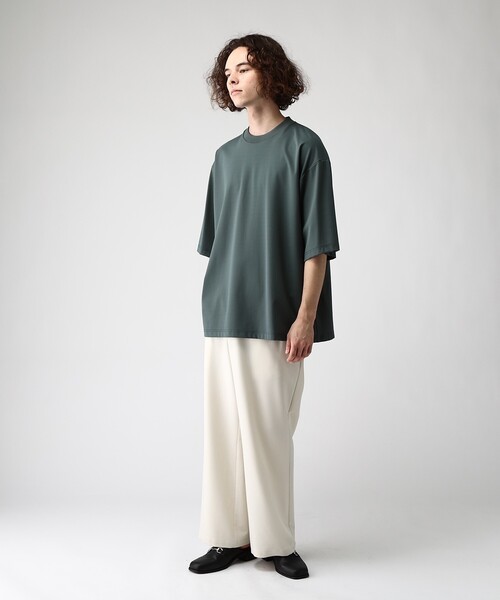 tk.TAKEO KIKUCHI(ティーケータケオキクチ)の「◆はりぷるカットソー(Tシャツ/カットソー・メンズ・グレー/ホワイト/ダークグリーン/ブラック・02/03)」の6枚目の写真