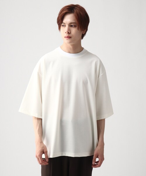 tk.TAKEO KIKUCHI(ティーケータケオキクチ)の「◆はりぷるカットソー(Tシャツ/カットソー・メンズ・グレー/ホワイト/ダークグリーン/ブラック・02/03)」の10枚目の写真