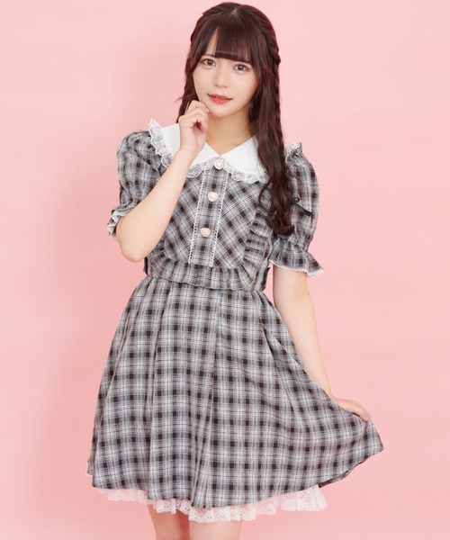 Secrethoney シークレットハニー ビッグヨークフリルワンピース Secret Honey（シークレットハニー）の「ビッグヨークフリル