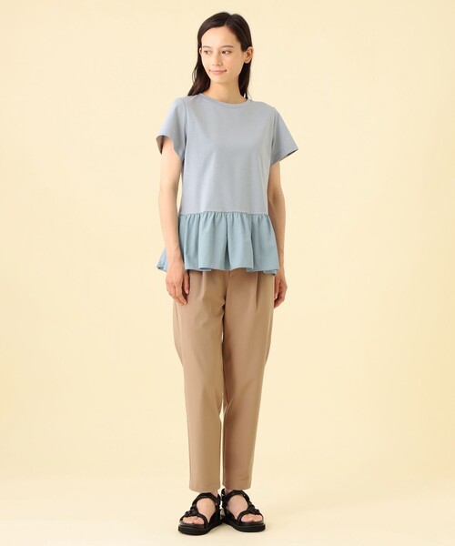 CB CRESTBRIDGE プリムシルケットポンチカットソー ¥13,200 CB CRESTBRIDGE(シービークレストブリッジ)の「プリム