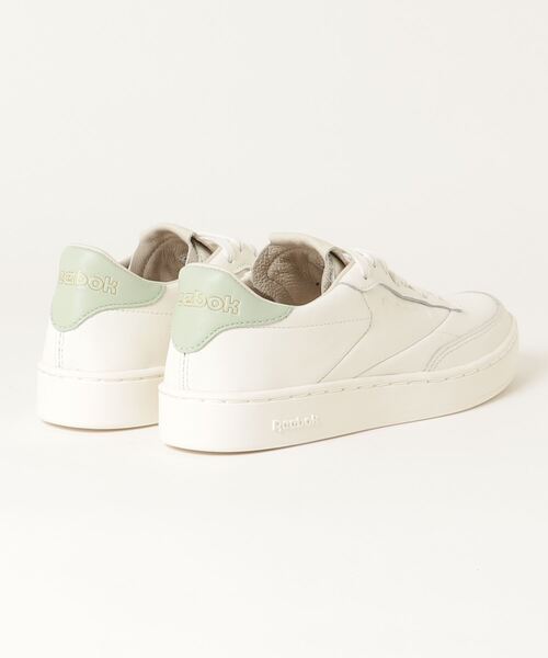 Reebok(リーボック)の「クラブシー / Club C Clean(スニーカー・レディース・ホワイト/ベージュ/オフホワイト/グレー×ホワイト・22.5cm/23.5cm/24.5cm/25.5cm/23.0cm/24.0cm/25.0cm/26.0cm/22.0cm/26.5cm)」の16枚目の写真