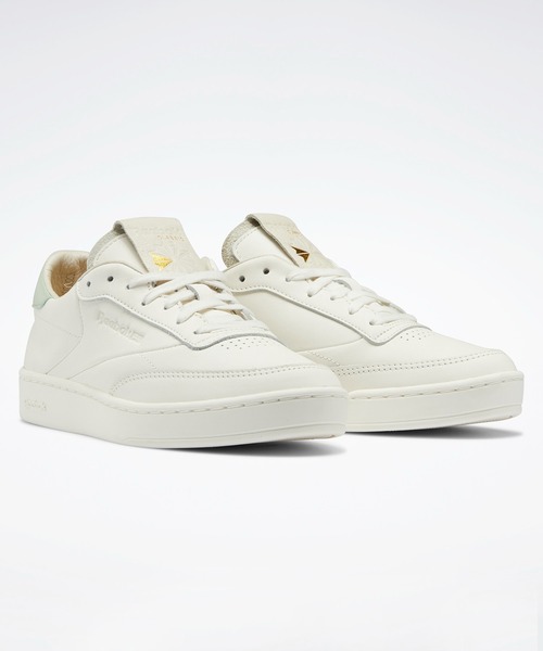 Reebok(リーボック)の「クラブシー / Club C Clean(スニーカー・レディース・ホワイト/ベージュ/オフホワイト/グレー×ホワイト・22.5cm/23.5cm/24.5cm/25.5cm/23.0cm/24.0cm/25.0cm/26.0cm/22.0cm/26.5cm)」の12枚目の写真
