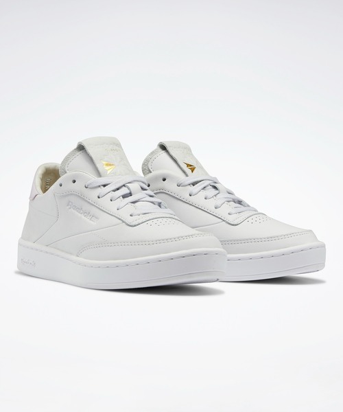 Reebok(リーボック)の「クラブシー / Club C Clean(スニーカー・レディース・ホワイト/ベージュ/オフホワイト/グレー×ホワイト・22.5cm/23.5cm/24.5cm/25.5cm/23.0cm/24.0cm/25.0cm/26.0cm/22.0cm/26.5cm)」の18枚目の写真