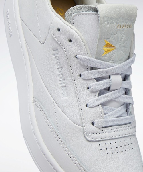 Reebok(リーボック)の「クラブシー / Club C Clean(スニーカー・レディース・ホワイト/ベージュ/オフホワイト/グレー×ホワイト・22.5cm/23.5cm/24.5cm/25.5cm/23.0cm/24.0cm/25.0cm/26.0cm/22.0cm/26.5cm)」の20枚目の写真