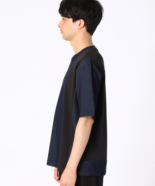 COMME CA ISM(コムサイズム)の「ジャージー クルーネックTシャツ(Tシャツ/カットソー・メンズ・ブラック/ネイビー・MEDIUM/LARGE)」の9枚目の写真