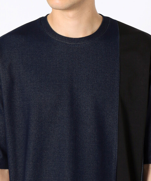 COMME CA ISM(コムサイズム)の「ジャージー クルーネックTシャツ(Tシャツ/カットソー・メンズ・ブラック/ネイビー・MEDIUM/LARGE)」の11枚目の写真