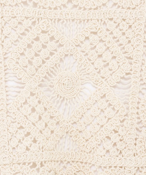 GLOBAL WORK(グローバルワーク)の「クロシェビスチェ/TシャツSET/AND YUA ANY/274996(その他トップス・キッズ・ホワイト・150cm/160cm)」の6枚目の写真