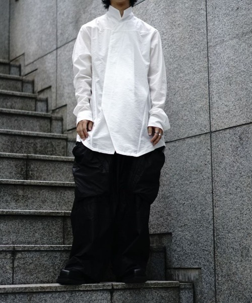 JULIUS(ユリウス)の「JULIUS/ユリウス/SHIRT FOR MALE/797SHM3(シャツ/ブラウス・メンズ・ホワイト/ブラック/ブラウン・2/3)」の12枚目の写真