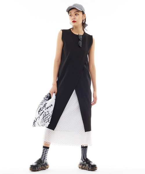 Narcissus（ナルシス）の「【Narcissus】スリットワンピース（ワンピース・レディース・ブラック/レッド・FREE）」の17枚目の写真