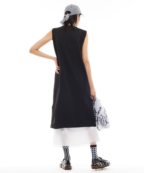 Narcissus（ナルシス）の「【Narcissus】スリットワンピース（ワンピース・レディース・ブラック/レッド・FREE）」の7枚目の写真