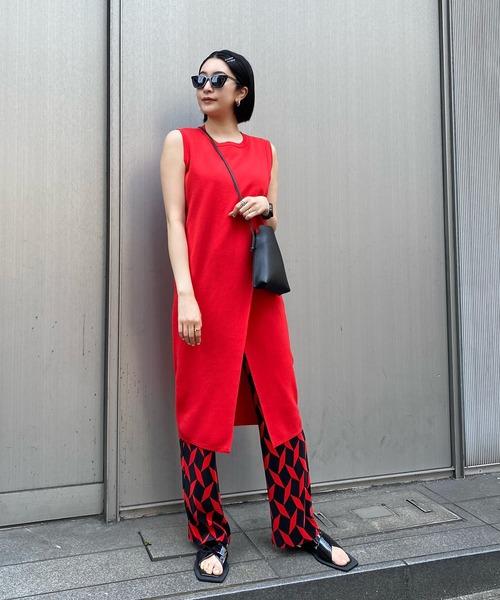 Narcissus（ナルシス）の「【Narcissus】スリットワンピース（ワンピース・レディース・ブラック/レッド・FREE）」の20枚目の写真