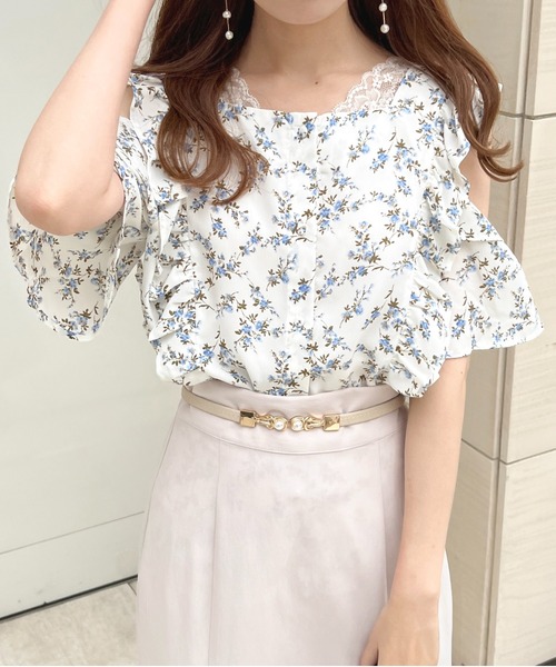 apres jour（アプレジュール）の「肩あきフリルブラウス【ZOZOTOWN限定アイテム】（シャツ/ブラウス・レディース・ブラック系その他/イエロー系その他/オフホワイト/ホワイト系その他/アイボリー・フリー/X-LARGE）」の20枚目の写真