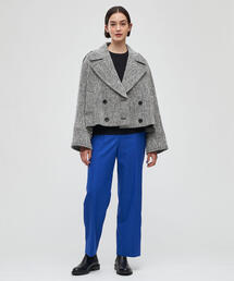 DES PRES（デ・プレ）の「ブロークンツイード Pコート（ピーコート