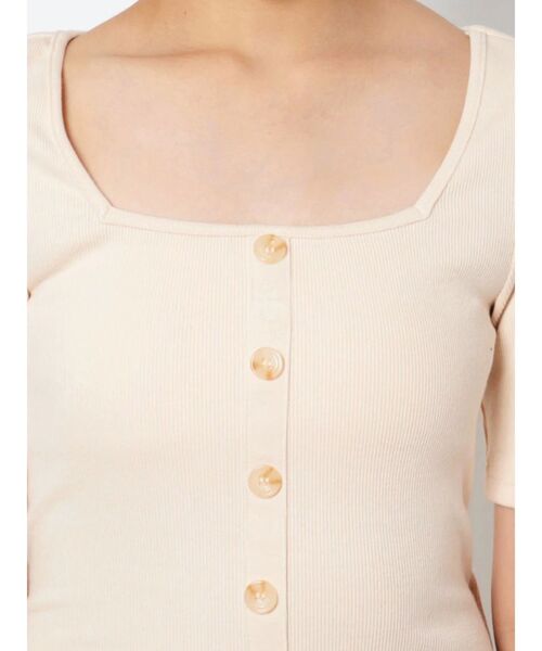 EMODA（エモダ）の「バックオープンボタンワンピース（ワンピース・レディース・ブラック/グレー/ブルー/アイボリー・FREE）」の13枚目の写真