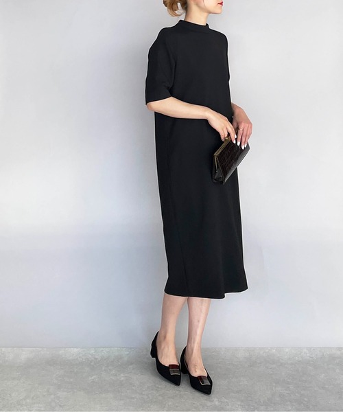 PICCIN（ピッチン）の「ハイネック後ろパールワンピース（ワンピース・レディース・ブラック/ベージュ/ネイビー・M）」の11枚目の写真