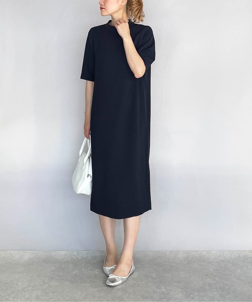 PICCIN（ピッチン）の「ハイネック後ろパールワンピース（ワンピース・レディース・ブラック/ベージュ/ネイビー・M）」の17枚目の写真