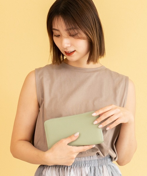 VitaFelice（ヴィータフェリーチェ）の「スキミング防止本革通帳ケース（パスポートケース・レディース・レッド/ピンク/オレンジ/ブラック/ブルー/ベージュ系その他/イエロー/ミント/パープル・FREE）」の15枚目の写真