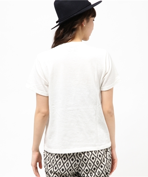 ROSE BUD(ローズバッド)の「LCTT-15154 ROSEBUD PT S/S POCKET-T(Tシャツ/カットソー・レディース・ホワイト/ブラック/オリーブ・ONE SIZE)」の10枚目の写真