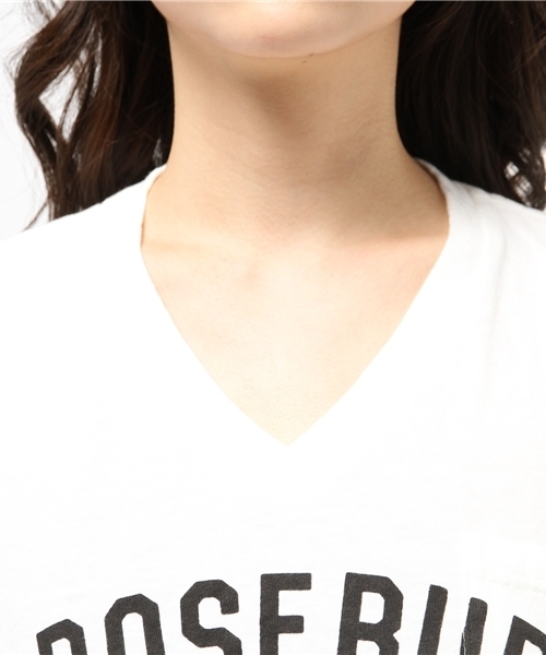 ROSE BUD(ローズバッド)の「LCTT-15154 ROSEBUD PT S/S POCKET-T(Tシャツ/カットソー・レディース・ホワイト/ブラック/オリーブ・ONE SIZE)」の8枚目の写真
